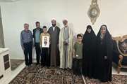 دیدار مدیرکل کانون استان البرز با خانواده‌های شهدای «جنگ رمضان» 